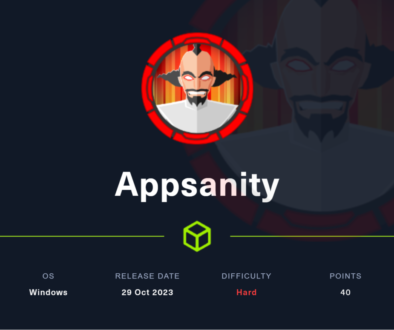 Appsanity Writeup from HackTheBox